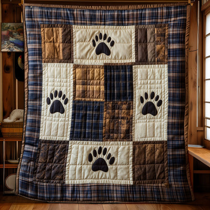 Cozy Cabin Paws WY0603076CL Quilt