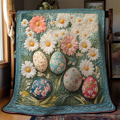 Easter Egg In Flower WY1303036CL Quilt