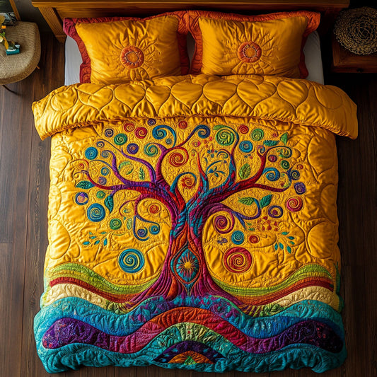 Whimsical Tree Of Life WY1705019CL Duvet Cover Set