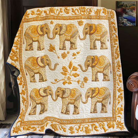 Elephants WY1002060CL Quilt