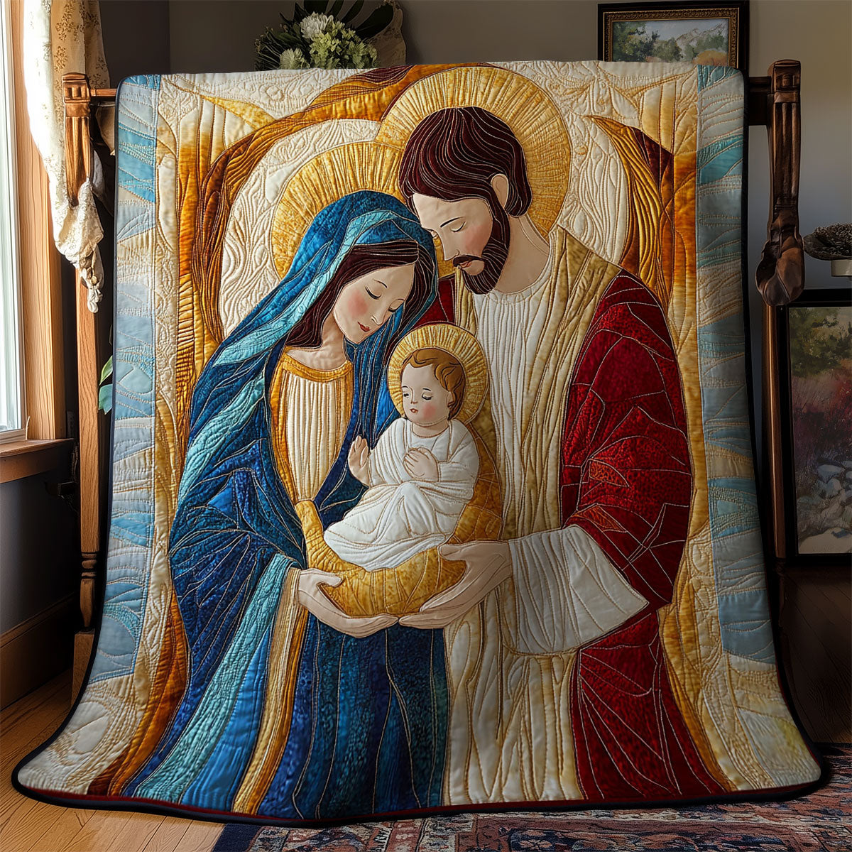 Celestial Nativity WY1203008CL Quilt