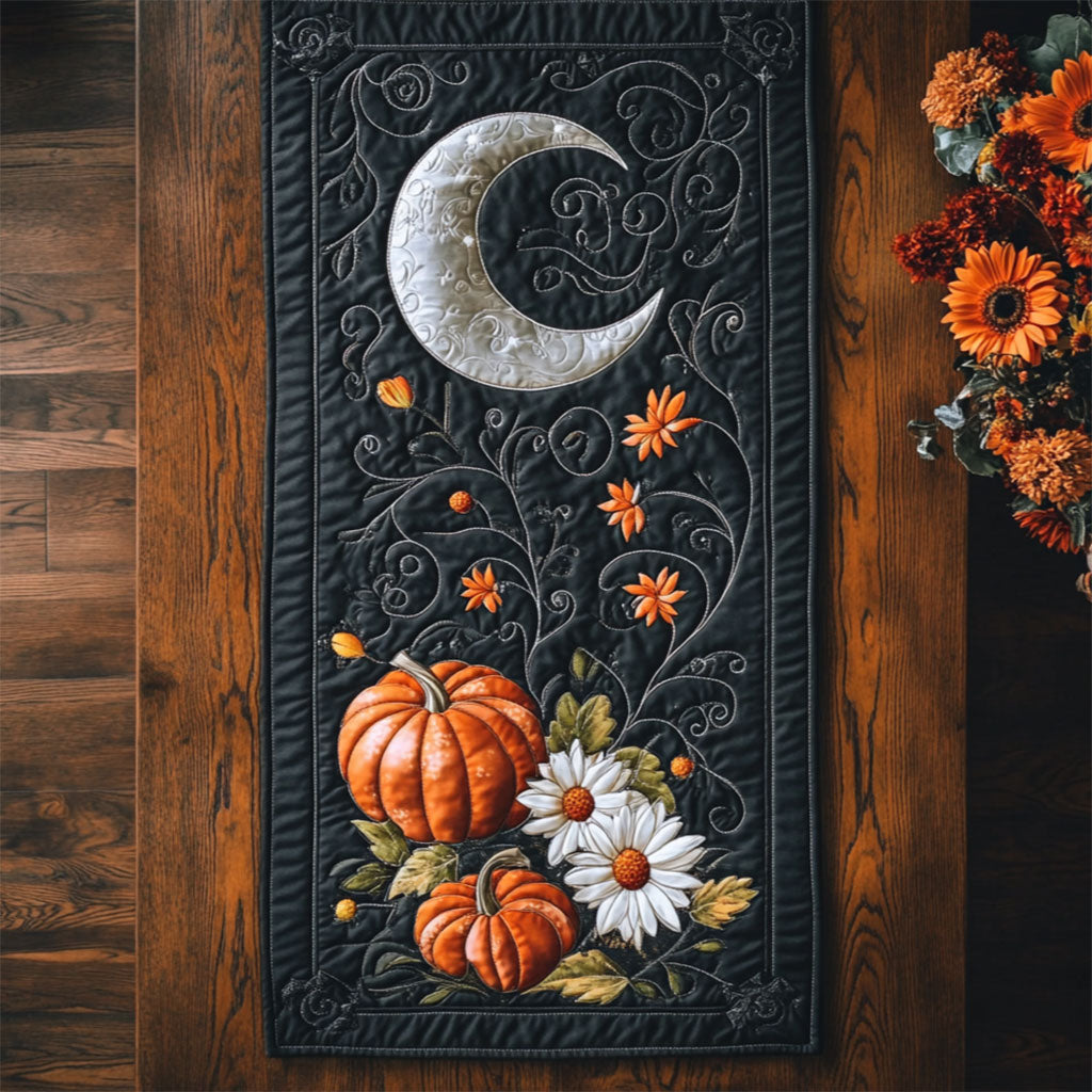 Moonlit Harvest WY0907047CL Quilted Table Runner