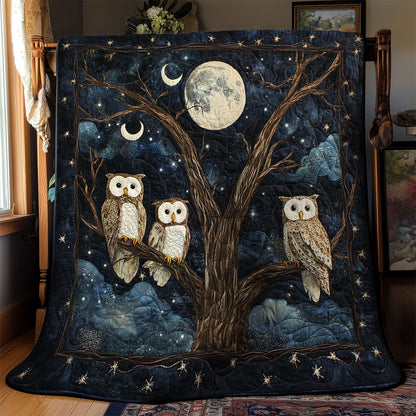 Midnight Owl Tree WY1002105CL Quilt