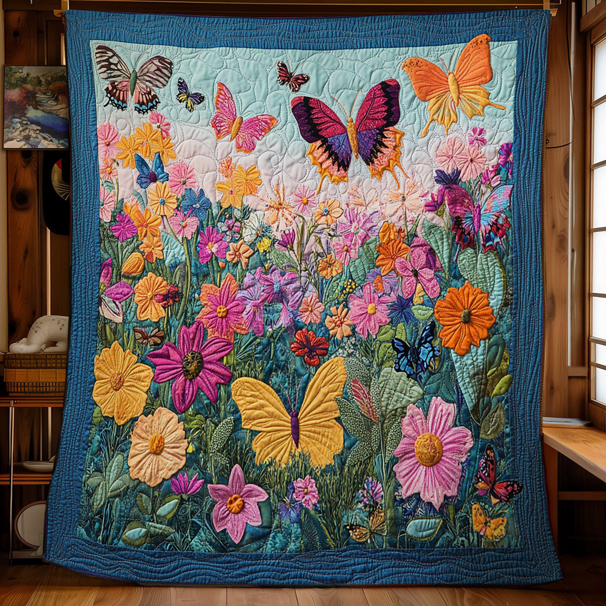 Butterfly Bloom WY1103004CL Quilt