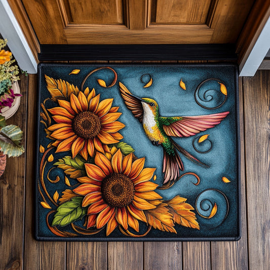 Sunflower Hummingbird CW2008060CL Doormat