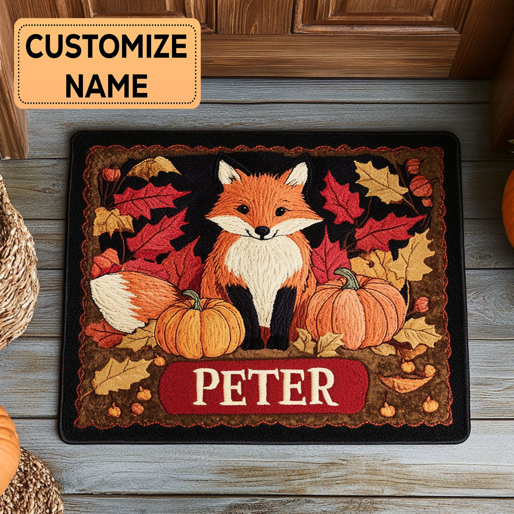 Pumpkin Paws CP2808102CL Personalized Doormat