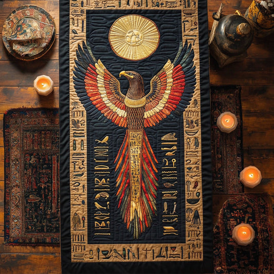 Feathers of the Spirit CM2105040CL Quilted Table Runner