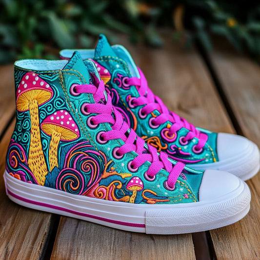 Floral Fantasy CW0909003CL Canvas High-Tops