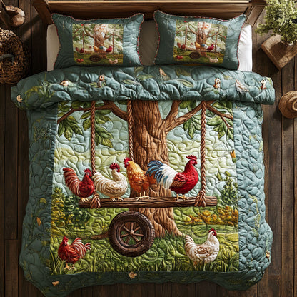 Chicken Swing WY1703042CL Duvet Cover Set