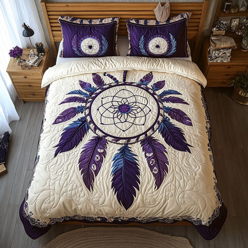Purple Dreamcatcher WY0802092CL Duvet Cover Set