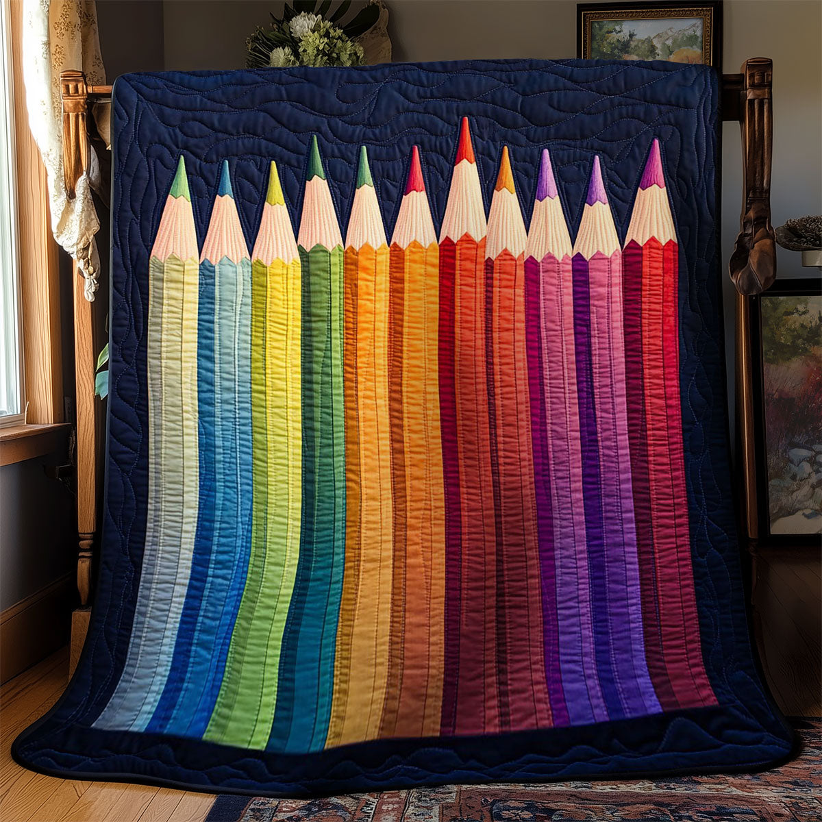 Crayon Wonderland WY1203030CL Quilt