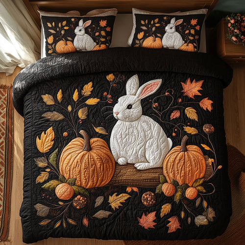 Rabbit Pumpkin Throne WY2208024CL Duvet Cover Set