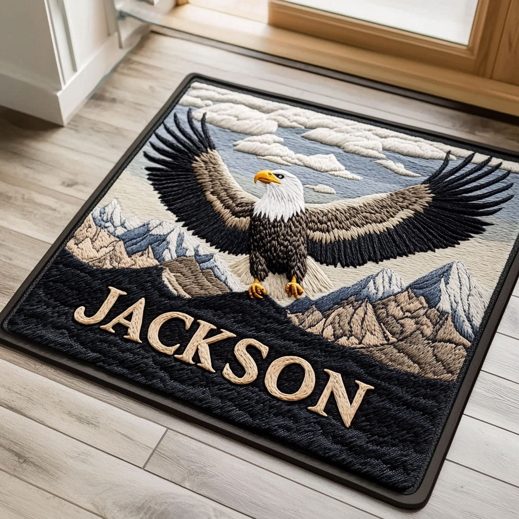 Cloudcrest Flight WJ1508006CL Personalized Doormat