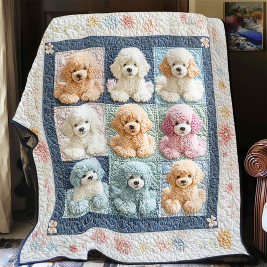 Cutie Puppy WY1303057CL Quilt