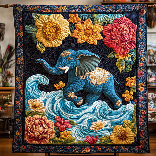 Bloom And Tide Elephant WY0906002CL Quilt