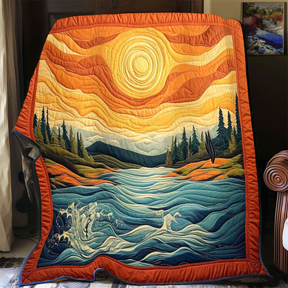 Sunlit River WY3103040CL Quilt
