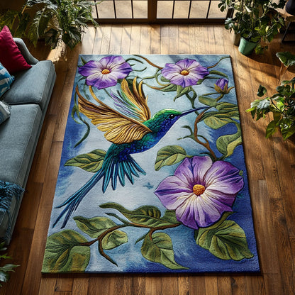 Morning Glory Hummingbird CW1508050CL Area Rug