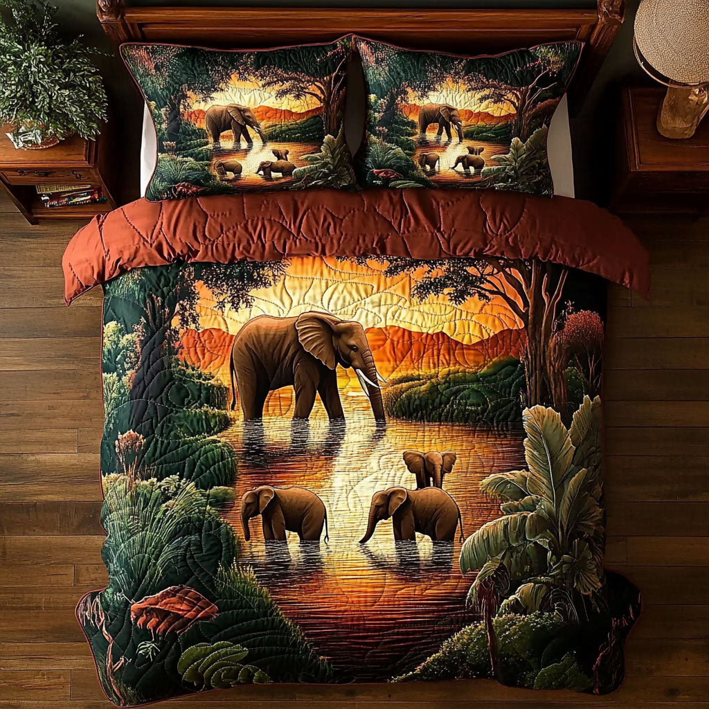 Elephant Serenade WY0703056CL Duvet Cover Set