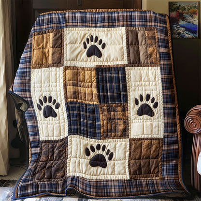 Cozy Cabin Paws WY0603076CL Quilt