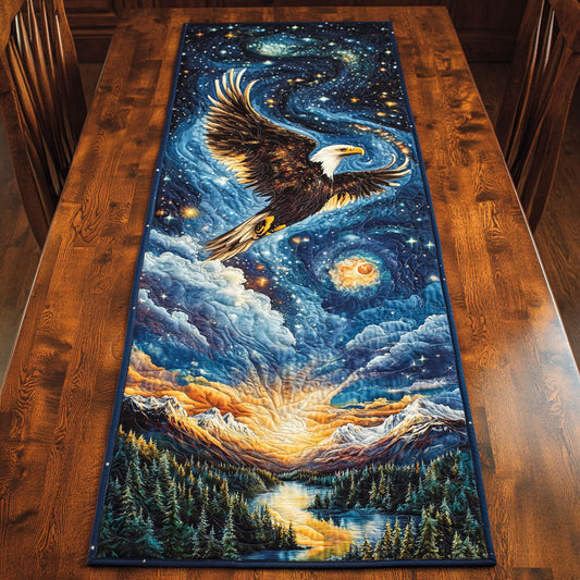 Eagle In Magic Night WY2801008CL Quilted Table Runner