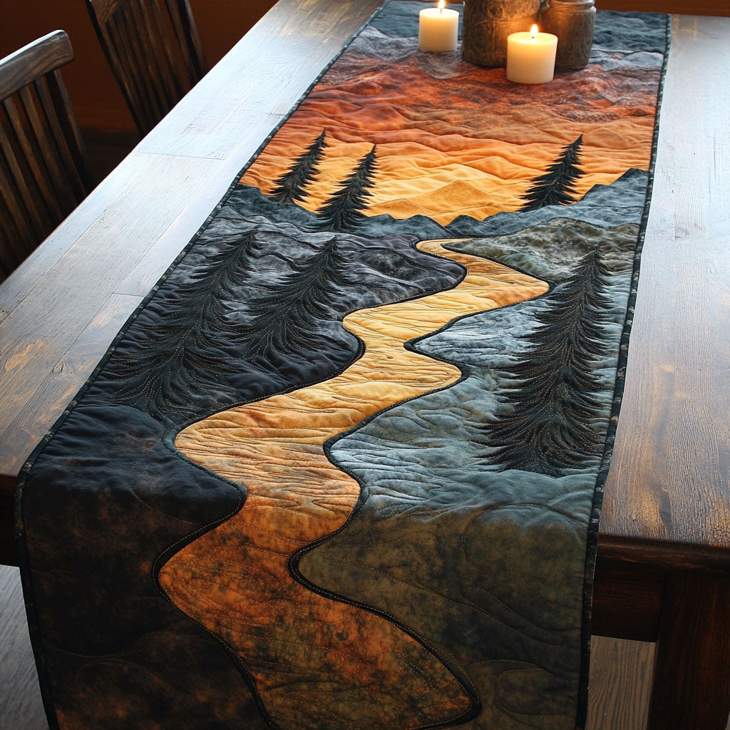 Forest Hill CM2005014CL Quilted Table Runner