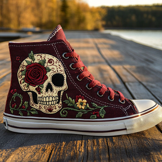 Web Of Roses CP1209069CL Canvas High-Tops