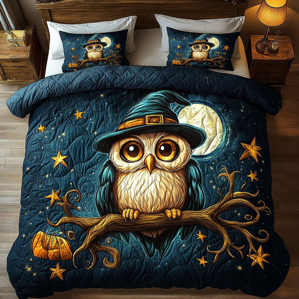 Midnight Witch Owl WY2006085CL Duvet Cover Set