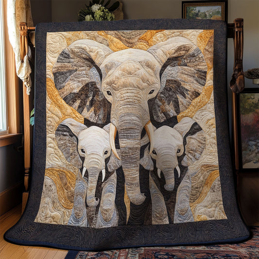 Elephant Family WY0402018CL Quilt