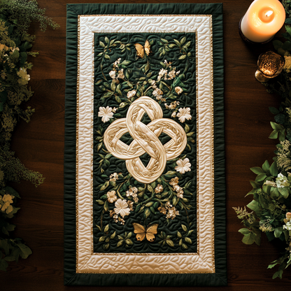 Celtic In Forest WY1901007CL Quilted Table Runner