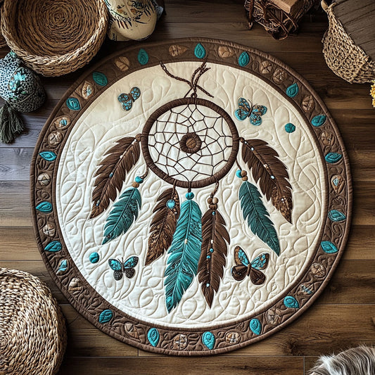 Native Dream WY1107059CL Quilted Round Mat