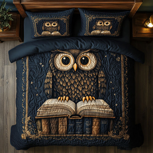 Midnight Owl Book WY2205008CL Duvet Cover Set