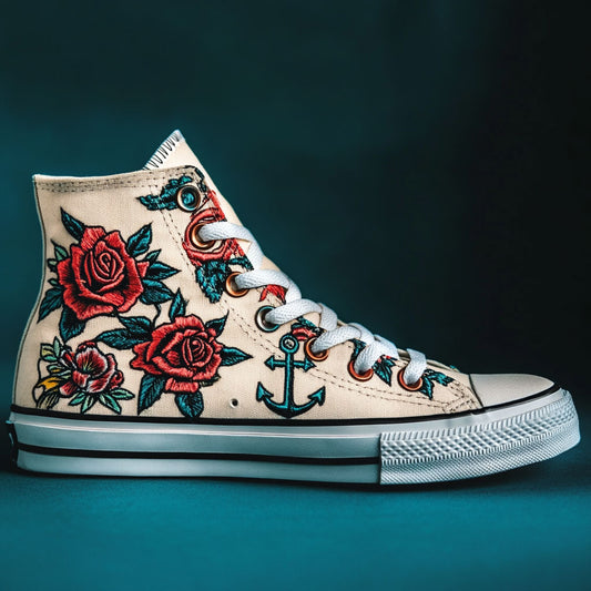 Rose Harbor WJ0509042CL Canvas High-Tops