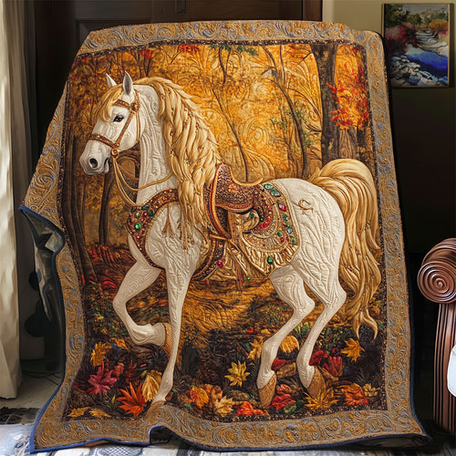 Majestic Autumn Horse WY1303015CL Quilt