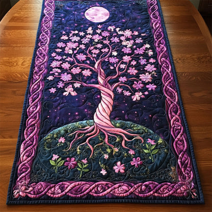 Mystic Moon Tree WY0705039CL Quilted Table Runner