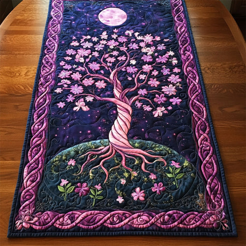 Mystic Moon Tree WY0705039CL Quilted Table Runner