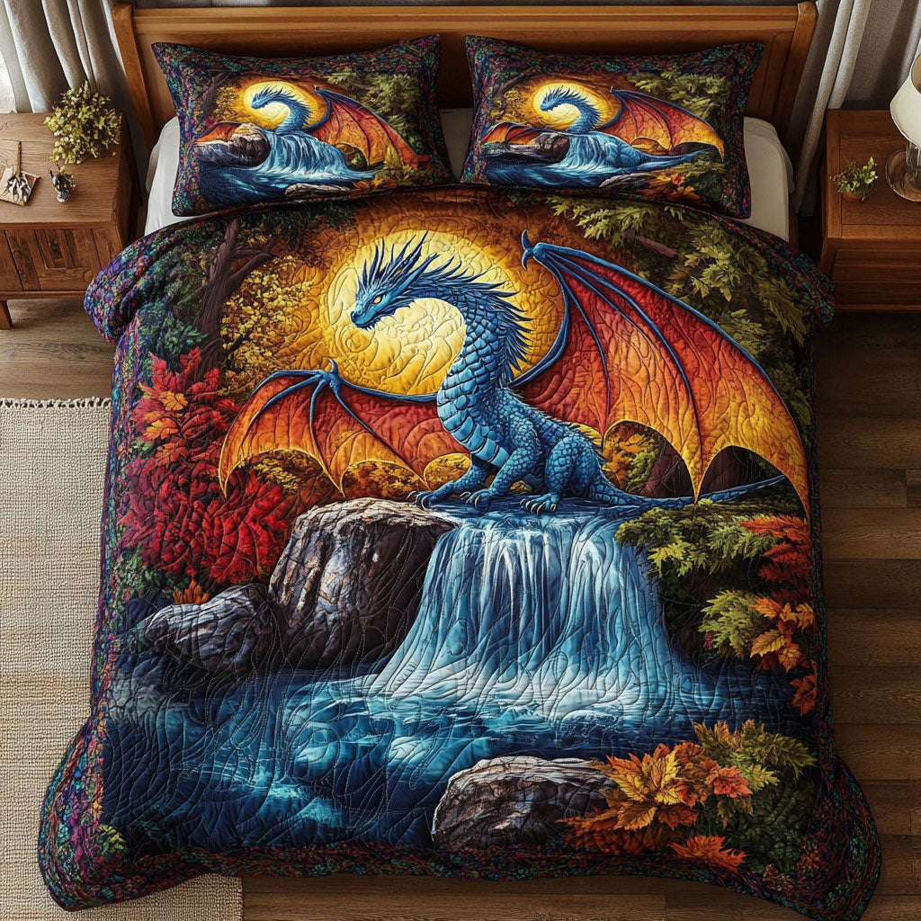 Azure Flame Guardian WY0707004CL Duvet Cover Set