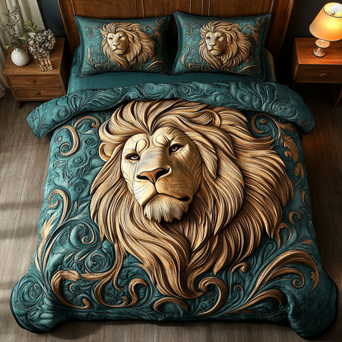 Portrait Lion WY0503068CL Duvet Cover Set