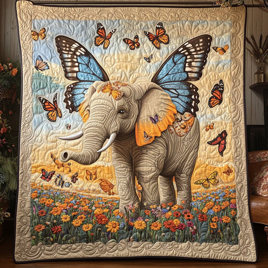 Butterfly Elephant Fantasy WY0906003CL Quilt