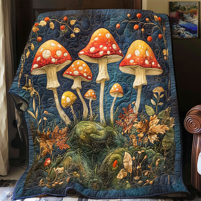 Mystic Spotted Red Mushroom WY2403056CL Quilt