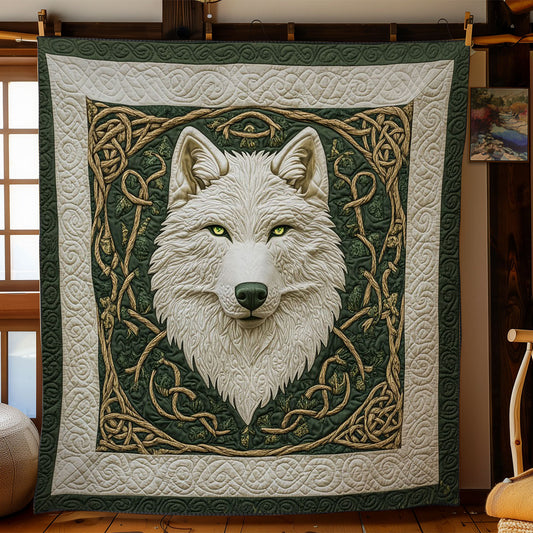 Sacred Wolf Embrace WY1203031CL Quilt