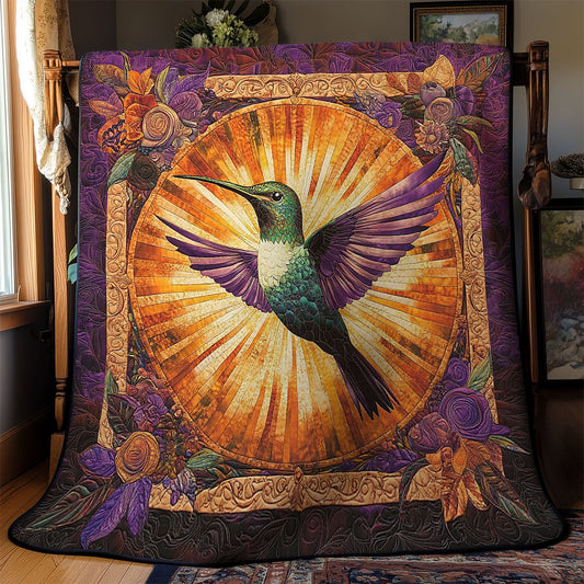 Mystic Hummingbird In Sun WY0402036CL Quilt