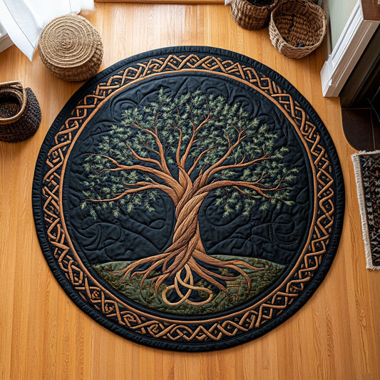 Celtic Roots WY1004044CL Quilted Round Mat