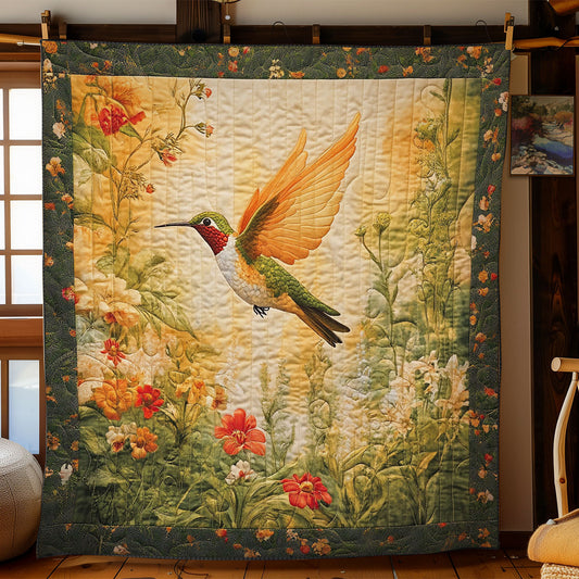 Hummingbird Haven WY1403018CL Quilt