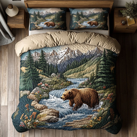 Riverside Bear WY1703012CL Duvet Cover Set