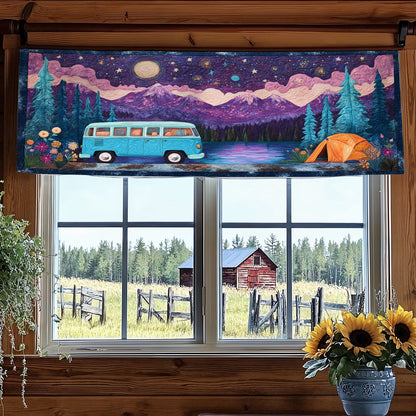 Wild Trail Lights WY1407066CL Quilted Valance