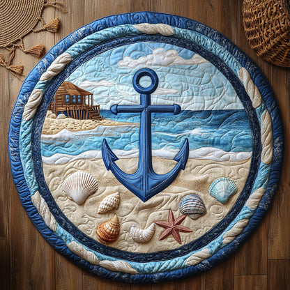 Anchor Bay WY1106057CL Quilted Round Mat