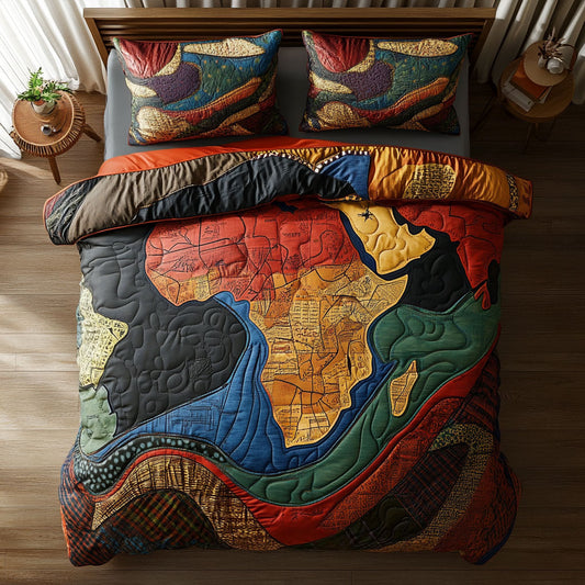 African Mosaic WY0703039CL Duvet Cover Set