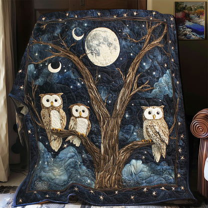 Midnight Owl Tree WY1002105CL Quilt