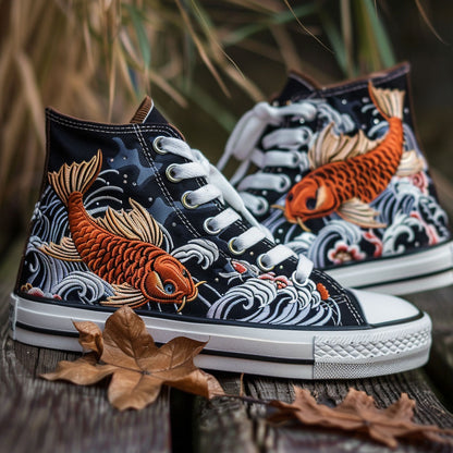 Lucky Koi WJ2908006CL Canvas High-Tops