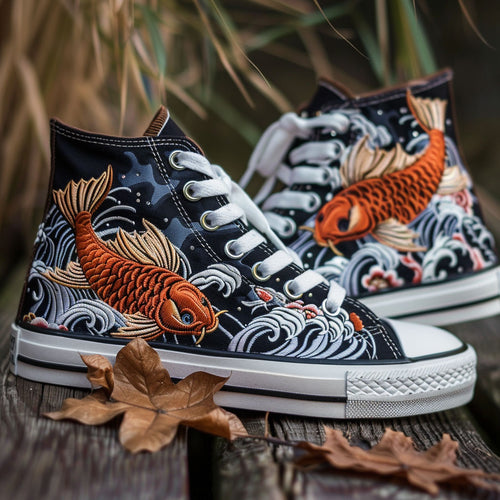 Lucky Koi WJ2908006CL Canvas High-Tops
